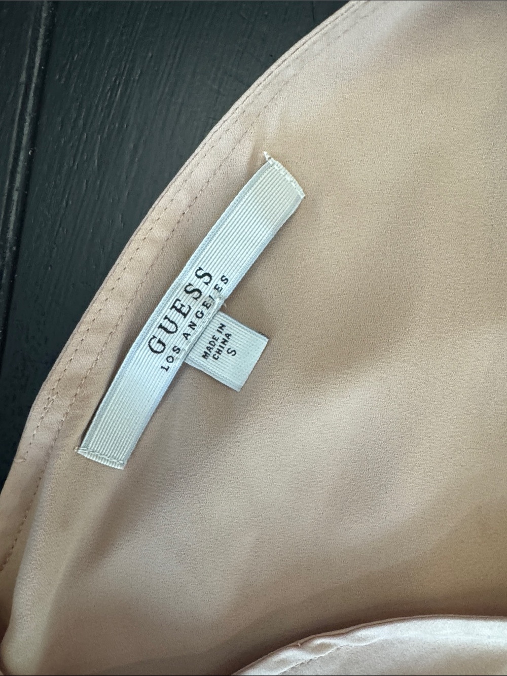 Guess Neutral Tan V-Neck Romper - Picture 2 of 3